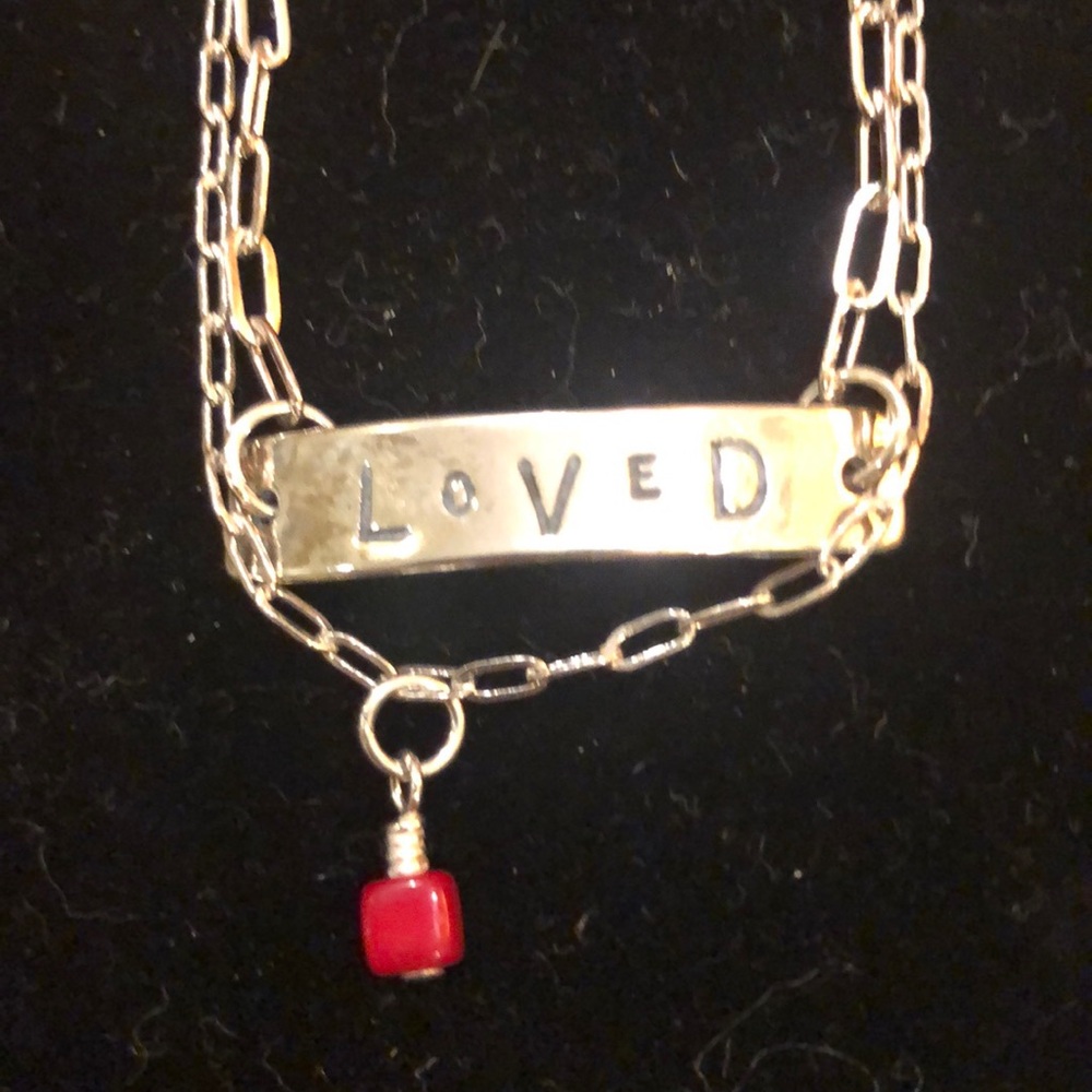 “Loved” silver bracelet. - Picture 2 of 3